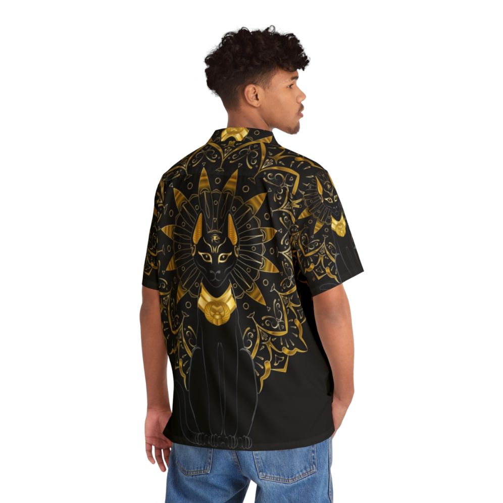 Bastet Egyptian Goddess Hawaiian Shirt - People Back