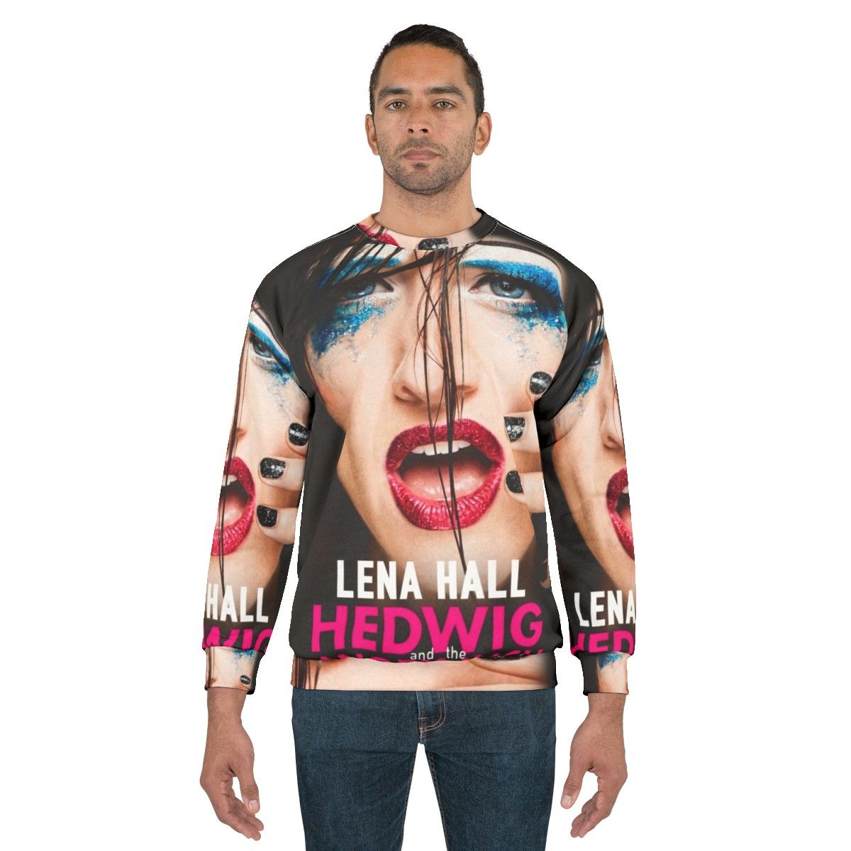 Hedwig and the Angry Inch Broadway Musical Sweatshirt featuring Lena Hall - men