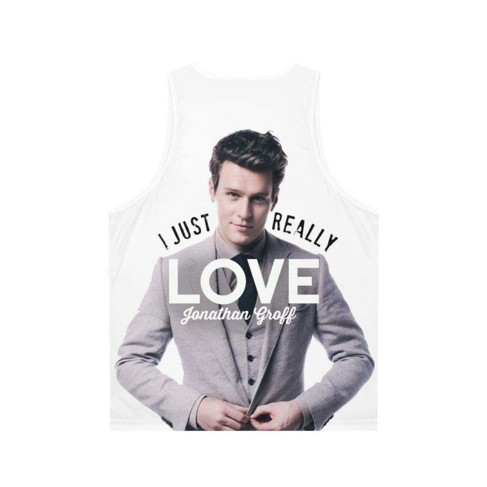 Unisex I Love Jonathan Groff Tank Top - Back