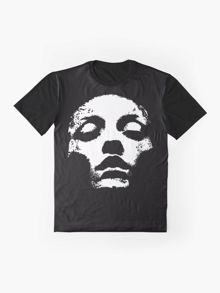 Jane Doe Graphic T-Shirt featuring a bold metal-inspired design - Flat lay