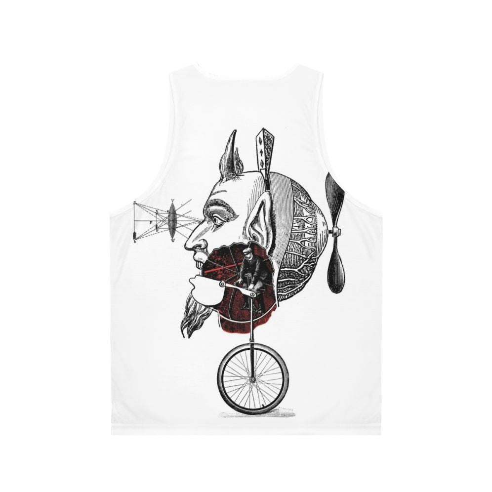 Gothic Occult Metal Unisex Tank Top - Back