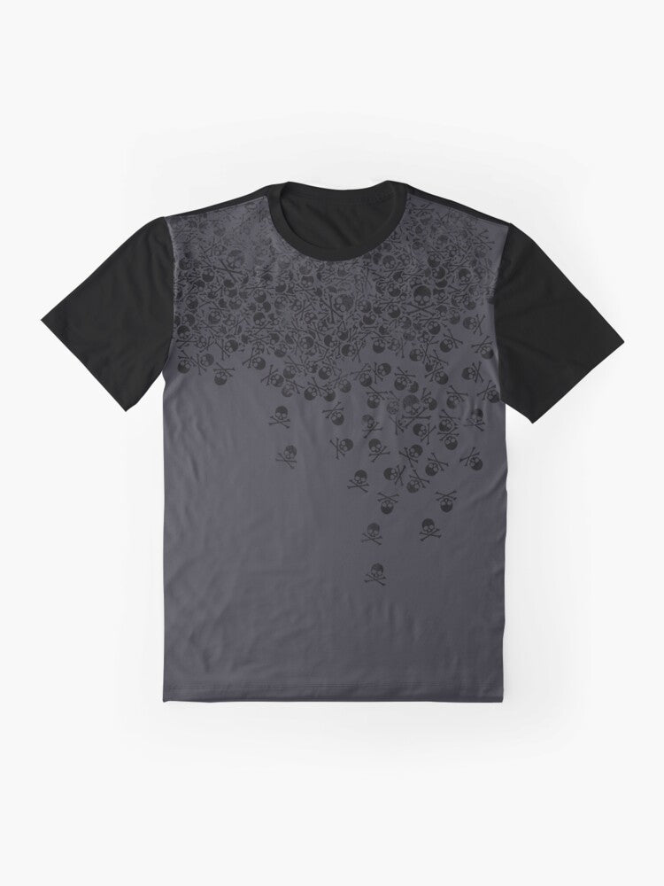 Final Fantasy FFXV Skull and Crossbones Graphic T-Shirt - Flat lay