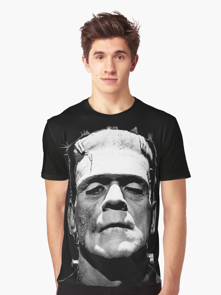 Classic Monster Frankenstein Graphic T-Shirt - Men