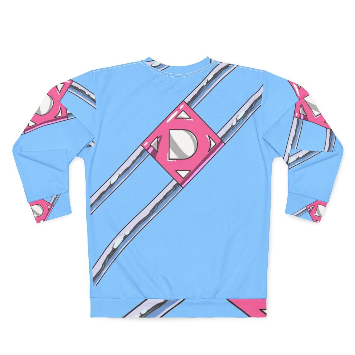 Diaperman Superhero Graphic Sweatshirt - Back