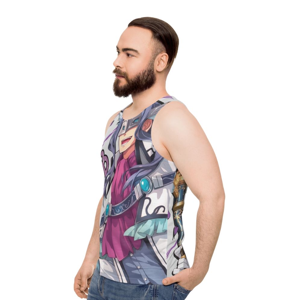 Speed Baron unisex gaming tank top - men side