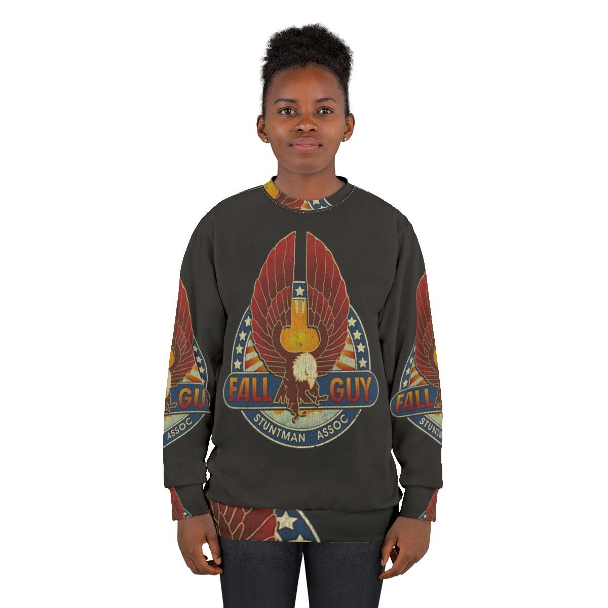 Retro 80s Fall Guy Stuntman Vintage Sweatshirt - women