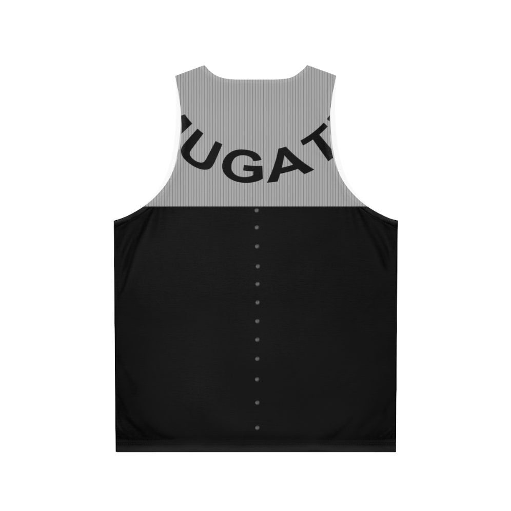 Mugatu Unisex Tank Top - Back