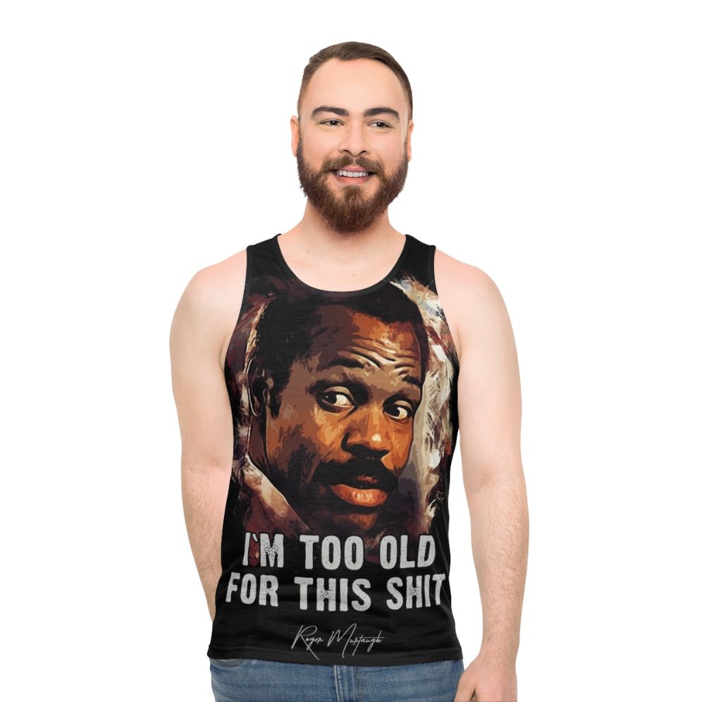 Danny Glover as Roger Murtaugh unisex movie tank top - men