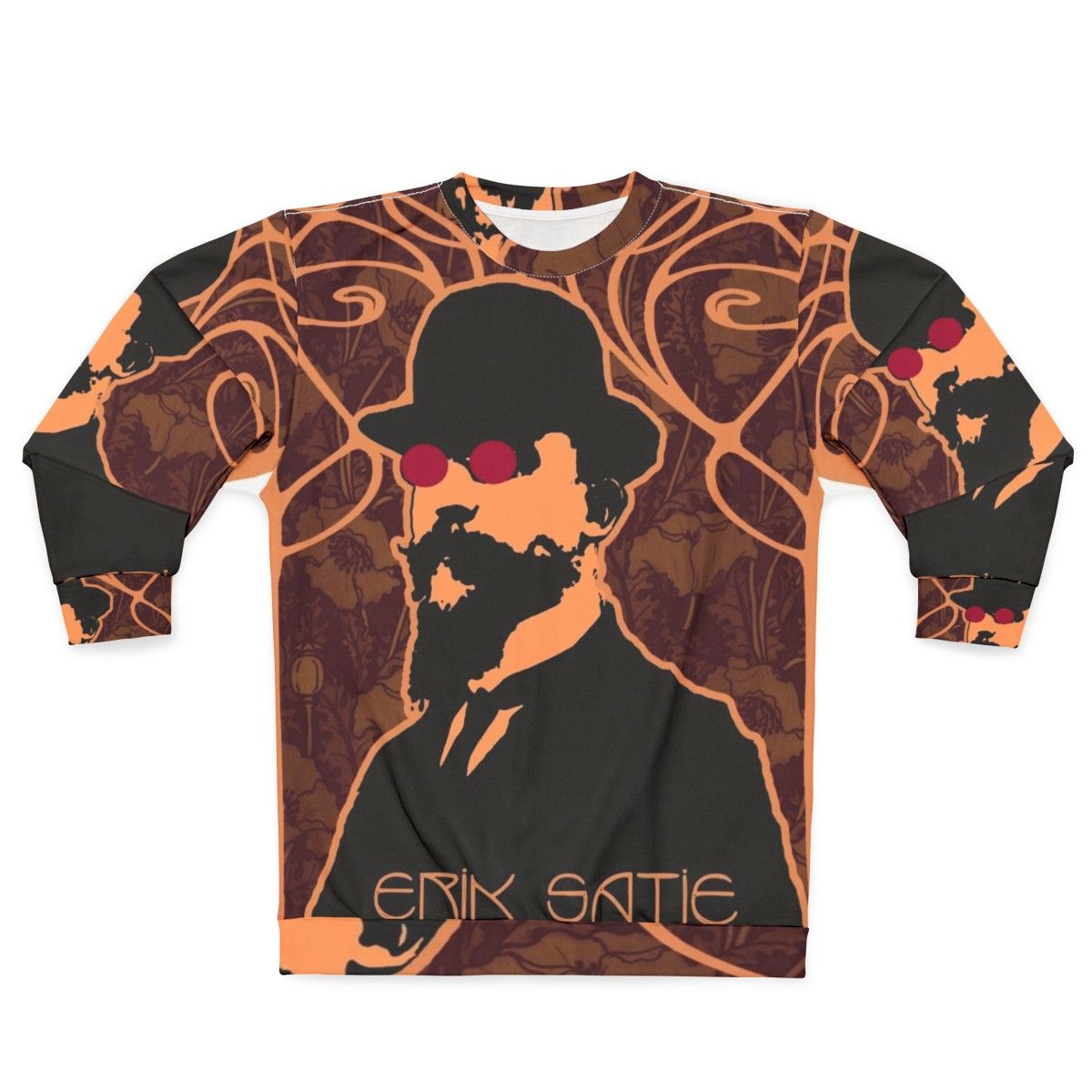 Erik Satie Psychedelic Purple Dream Sweatshirt