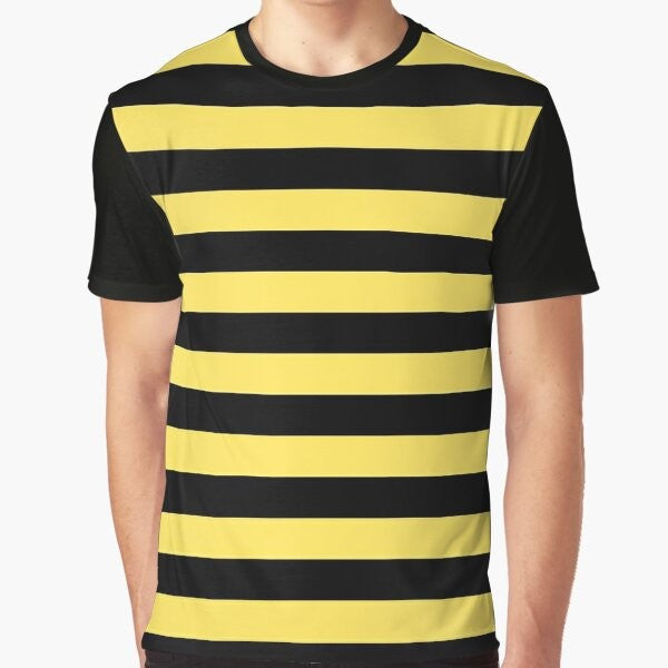 Me Before You - Black and Yellow Stripes Graphic T-Shirt