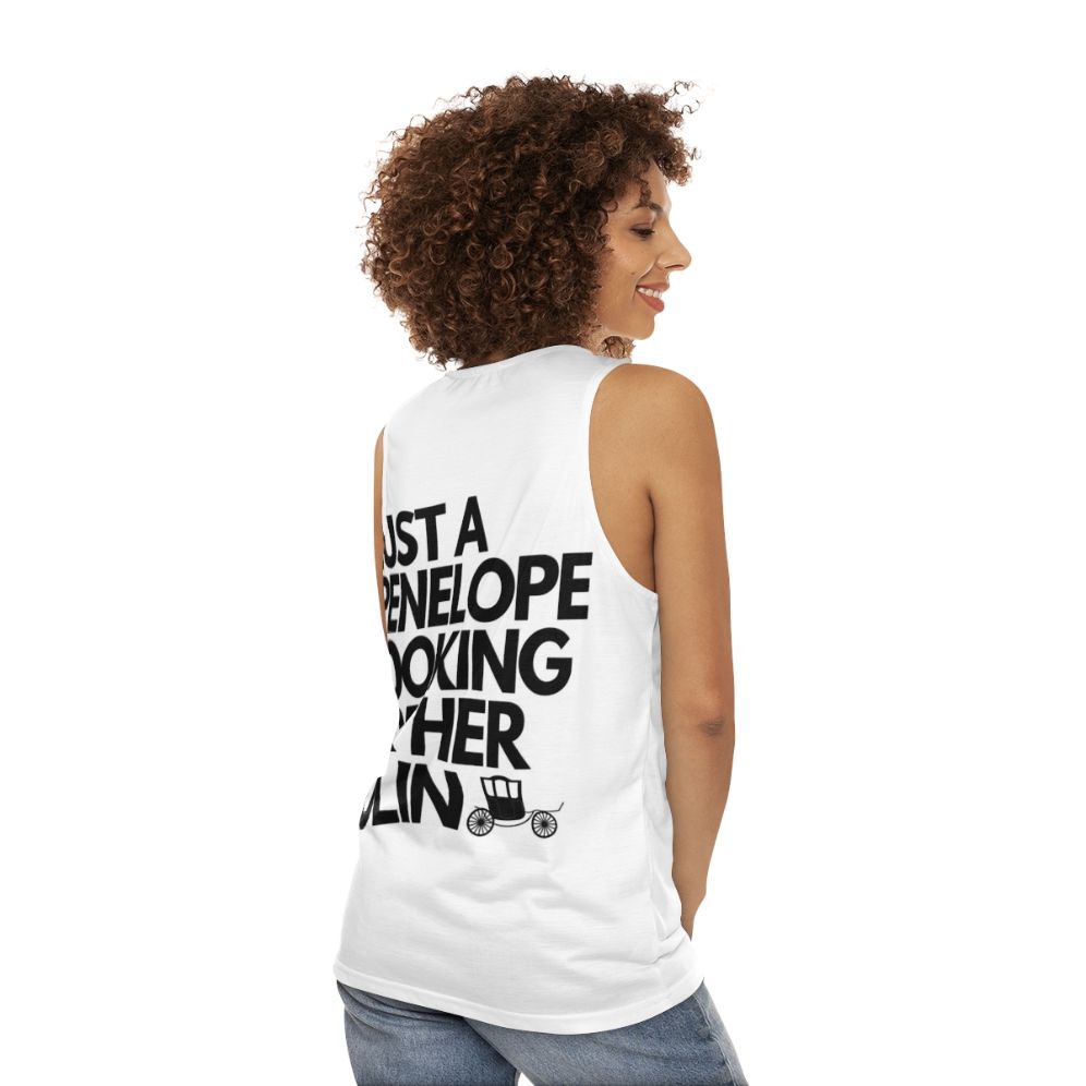 Penelope Featherington and Colin Bridgerton Unisex Tank Top - women back