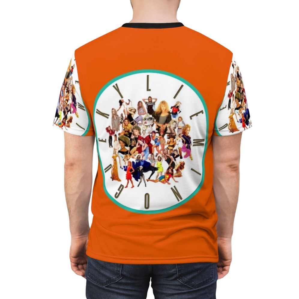 Kylie Minogue Inspired AOP T-shirt Featuring The Greatest Hits Collection - men back