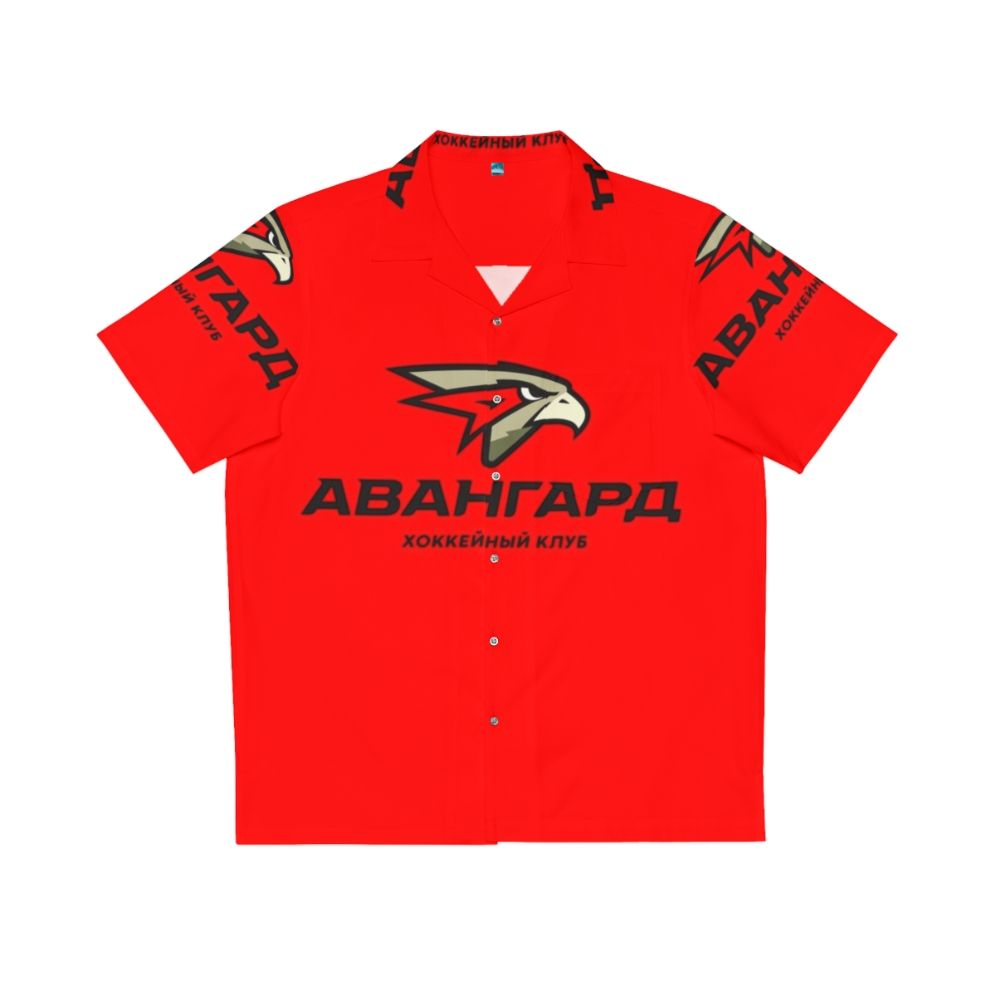 Avangard Omsk Hawaiian Hockey Shirt