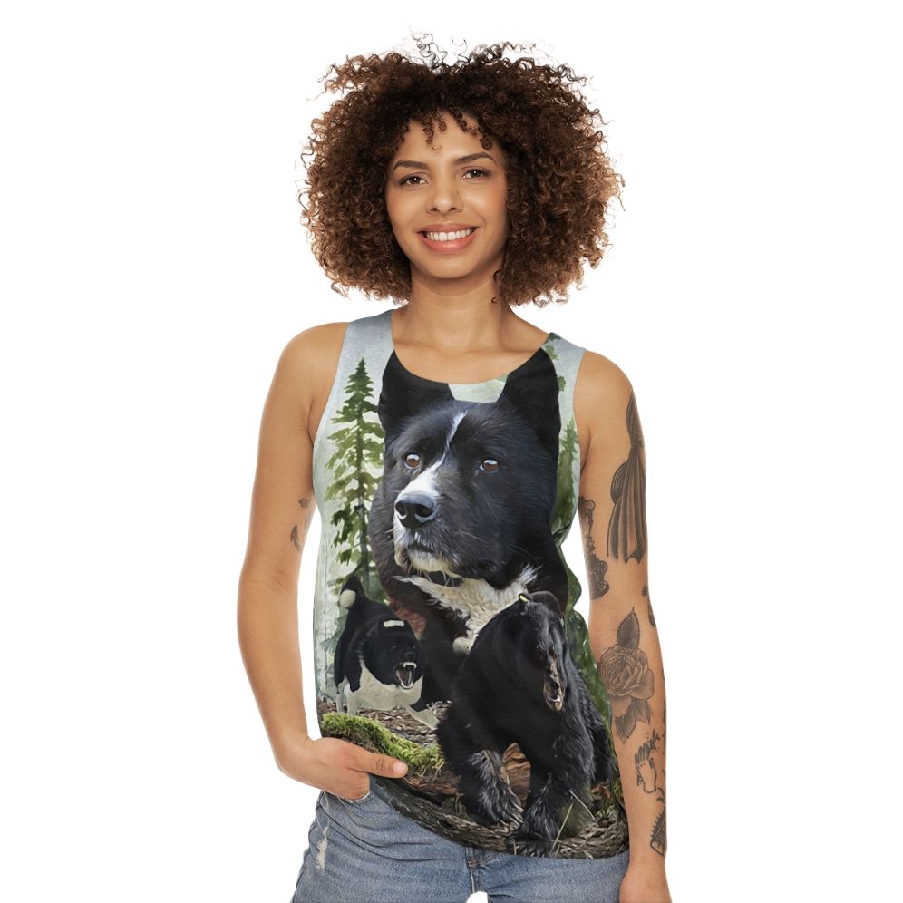 Karelian Bear Dog Hunting Tank Top - women