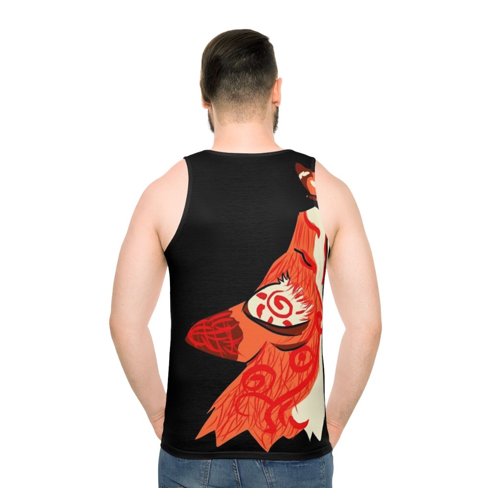 Kitsune spirit fox unisex tank top - men back