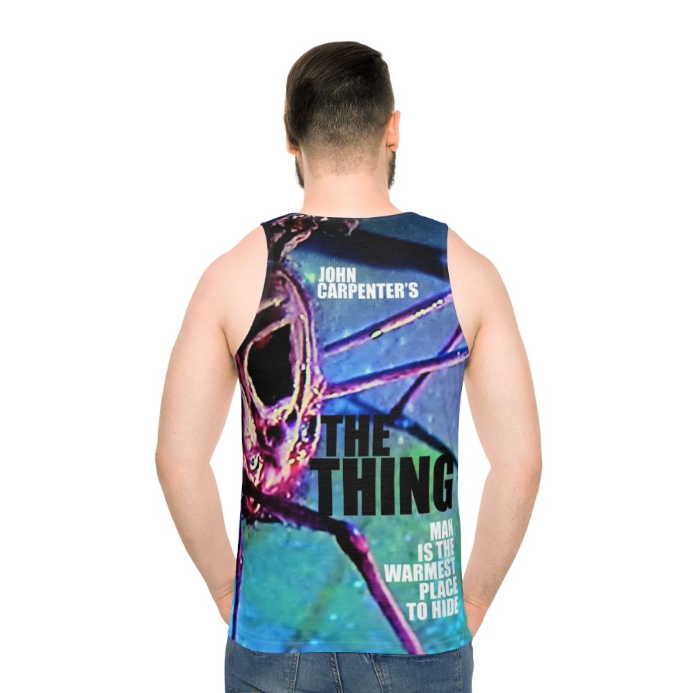 The Thing John Carpenter Sci-Fi Unisex Tank Top - men back