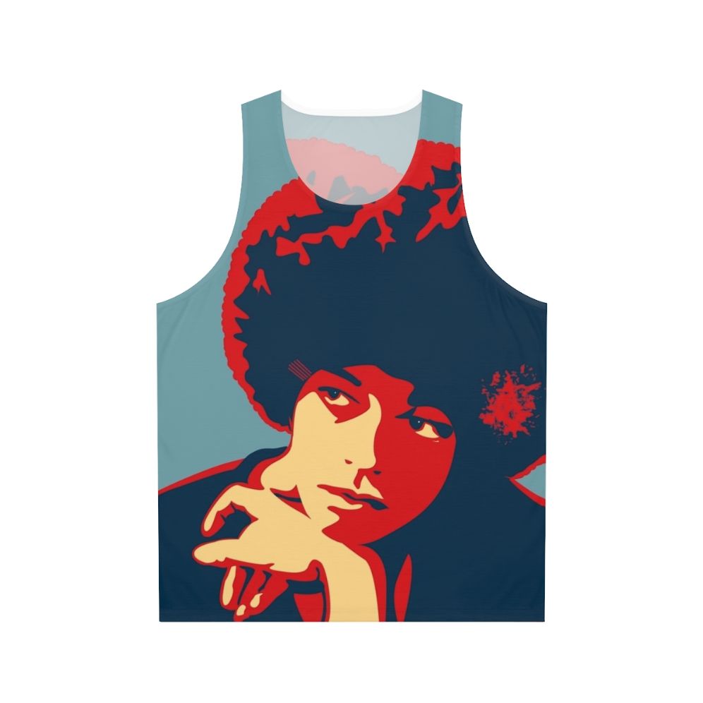 Angela Davis Unisex Tank Top