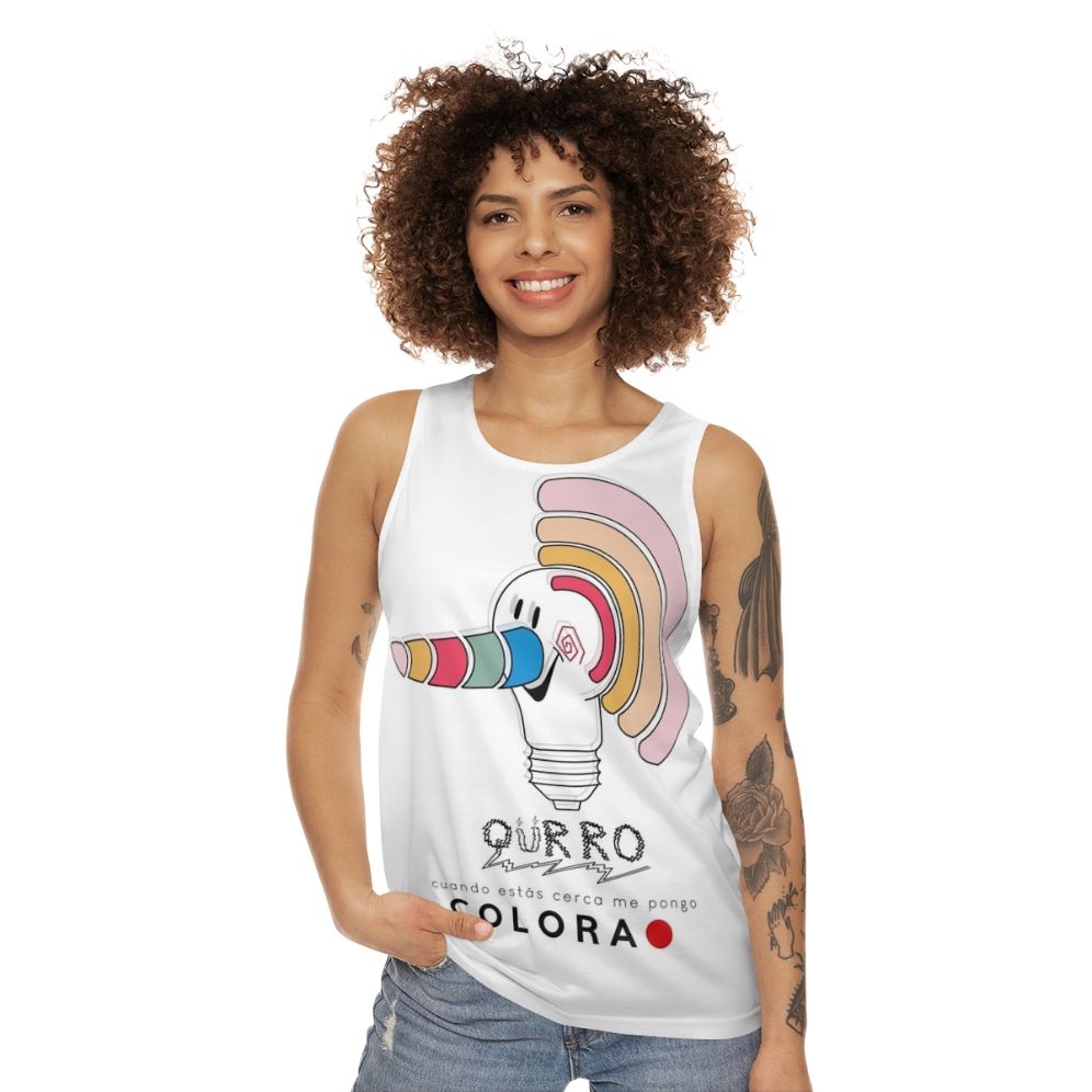 Curro Expo 92 Andalusian Light Bulb Unisex Tank Top - women