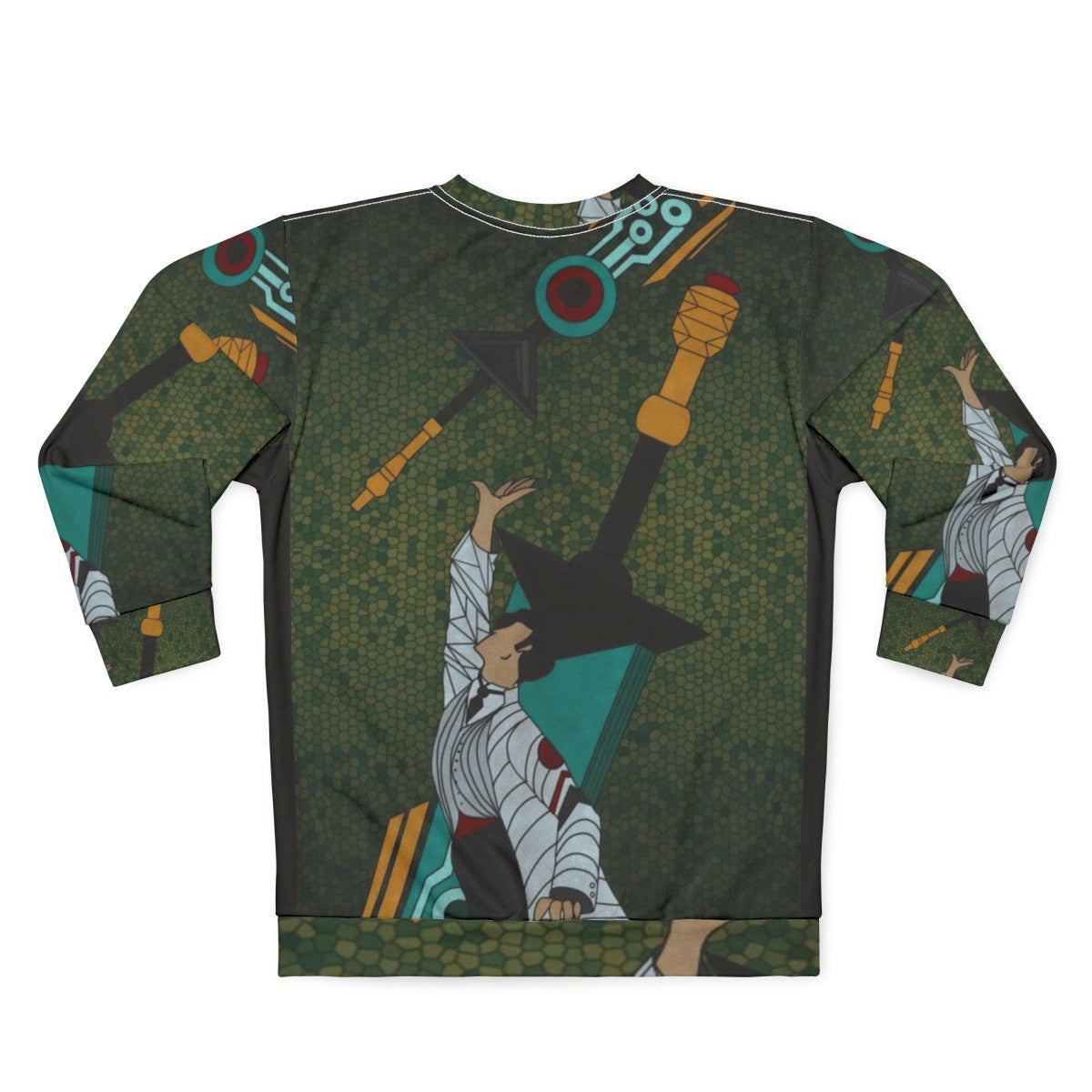 Stained Glass Royce Bracket Sweatshirt - Back