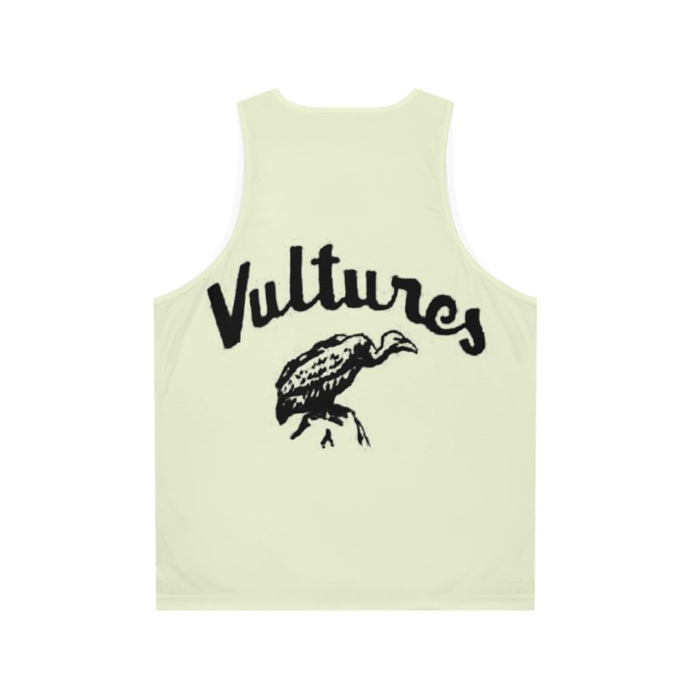 Unisex vultures tank top with graphic animal print design - Back