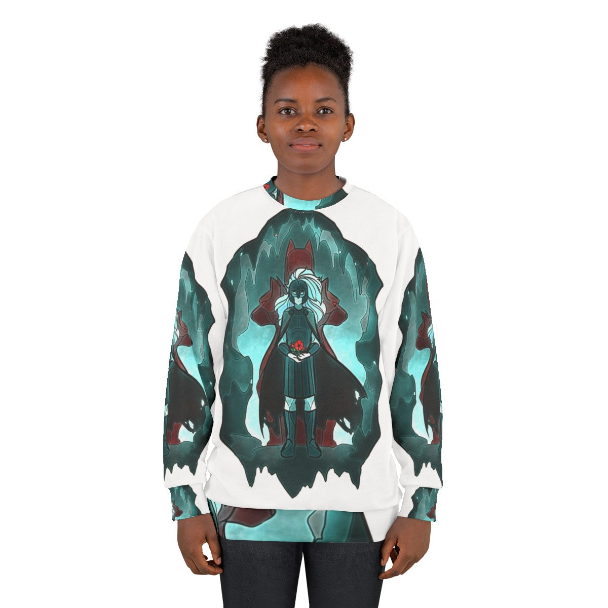 Stained Glass Hades Greek Mythology Sweatshirt - women