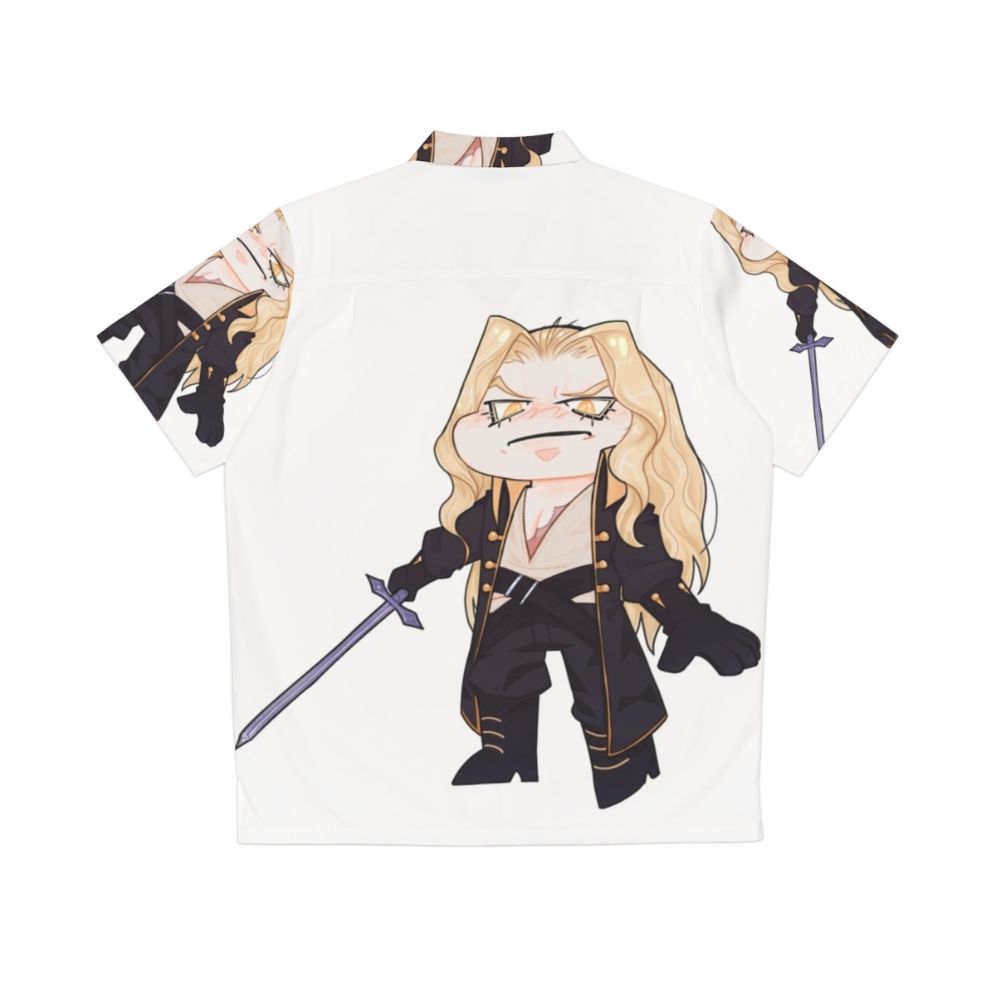 Alucard Castlevania Chibi Hawaiian Shirt - Back