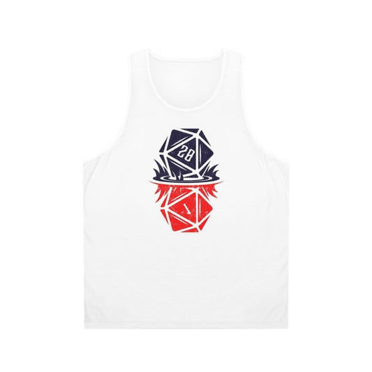 Stranger Things Upside Down D20 Dice Unisex Tank Top