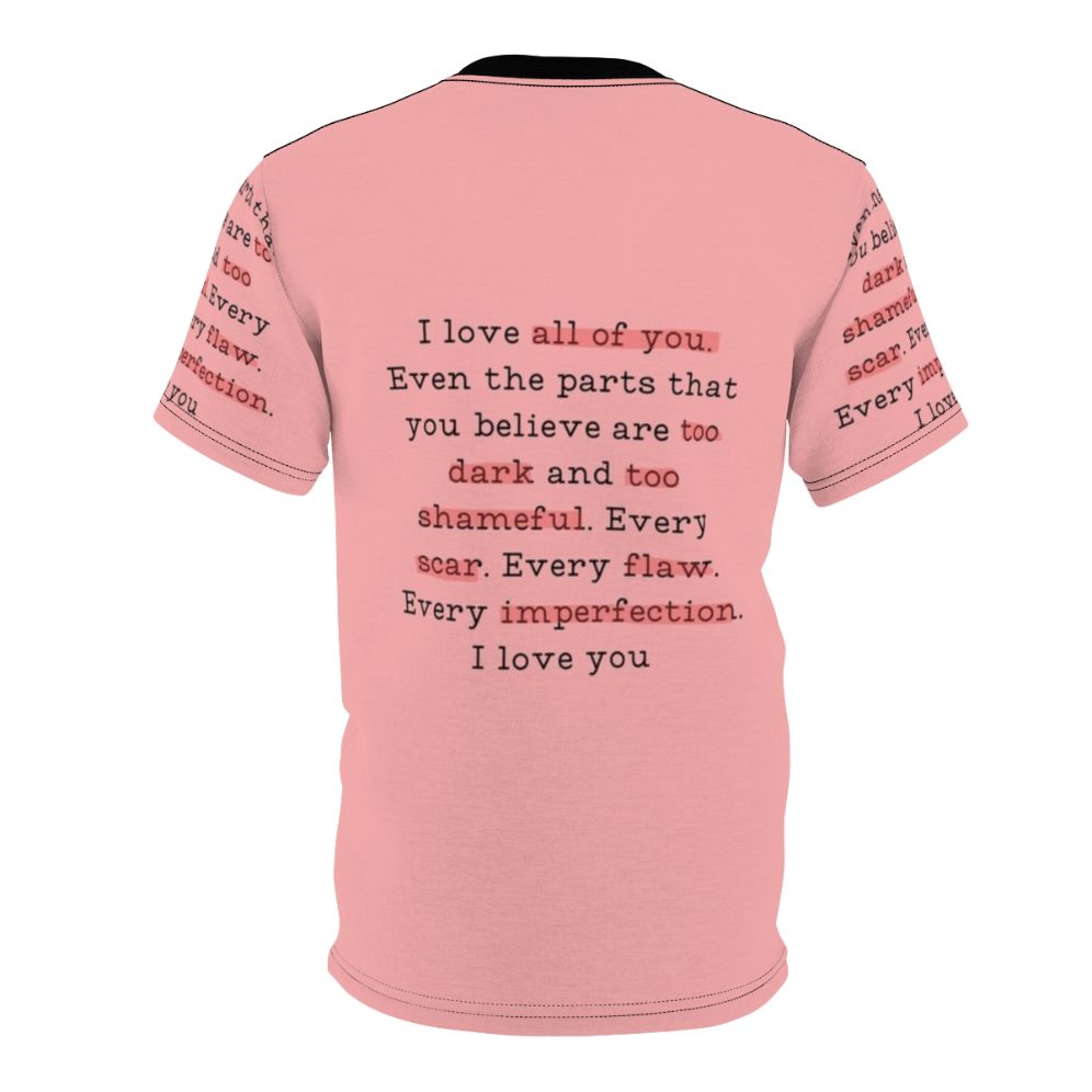 Bridgerton inspired t-shirt featuring a quote from the character Daphne Bridgerton - Back