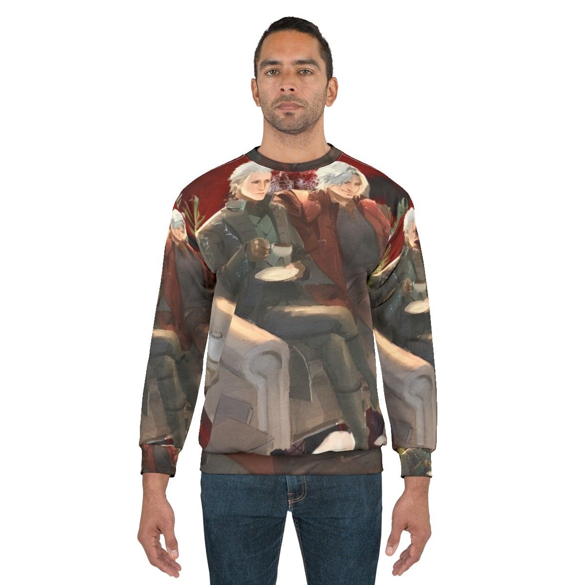 Devil May Cry 5 Anime Painting Sweatshirt - men