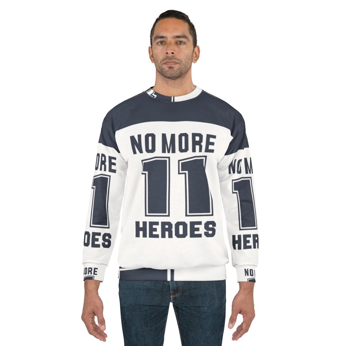 Dark Blue No More Heroes Sweatshirt - men