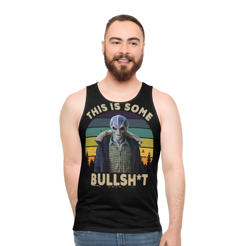 Resident Alien Funny Unisex Tank Top - men