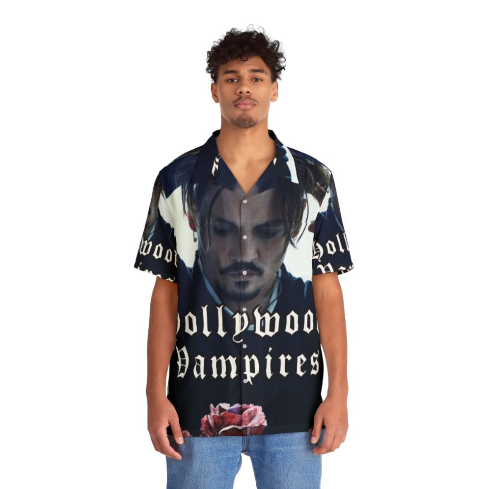 Hollywood Deep Vampires 2021 Tour Vampire Hawaiian Shirt - People Front