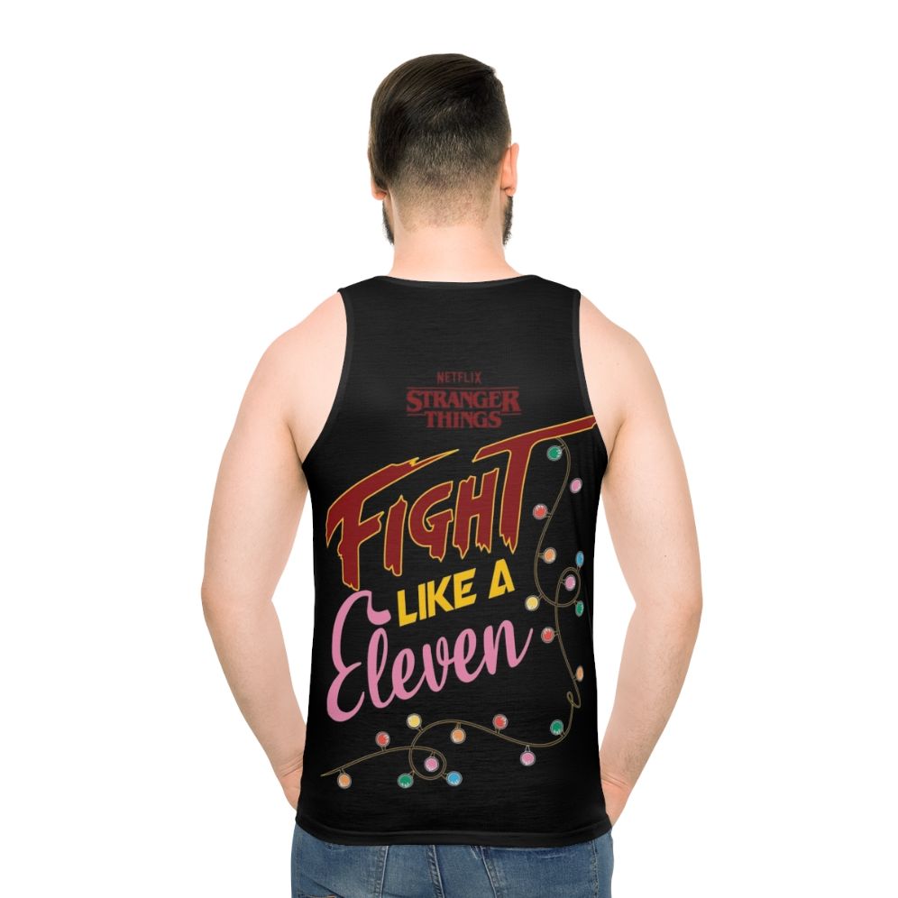 Stranger Things Eleven Unisex Tank Top - men back