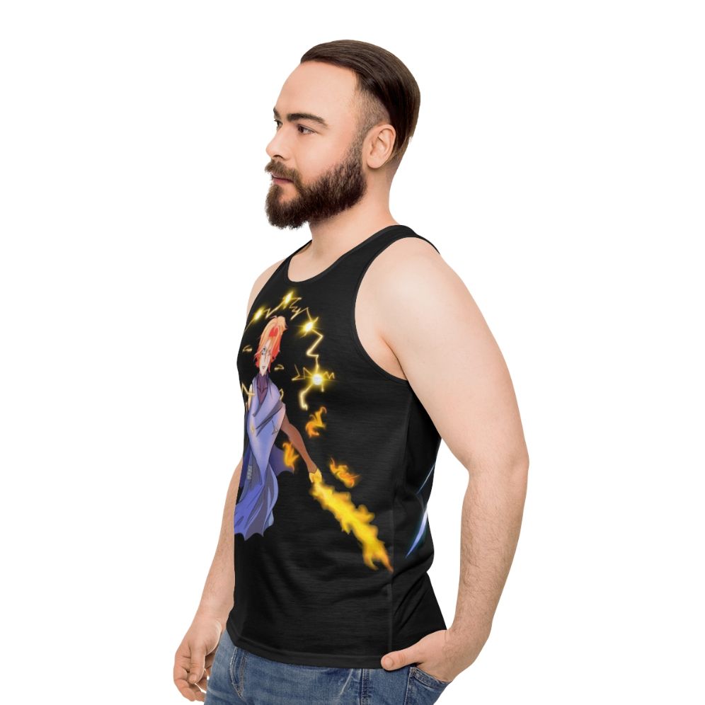 Sypha Belnades Castlevania Fantasy Unisex Tank Top - men side