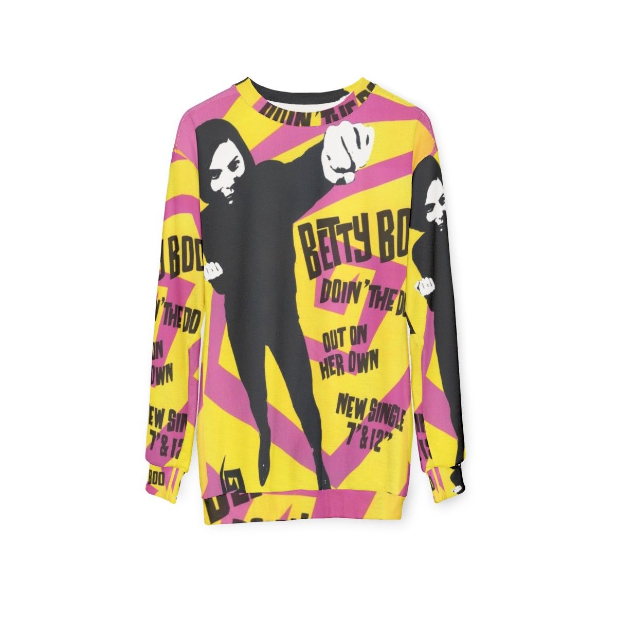 Retro 90s Betty Boo 'Doin The Do' Sweatshirt - hanging