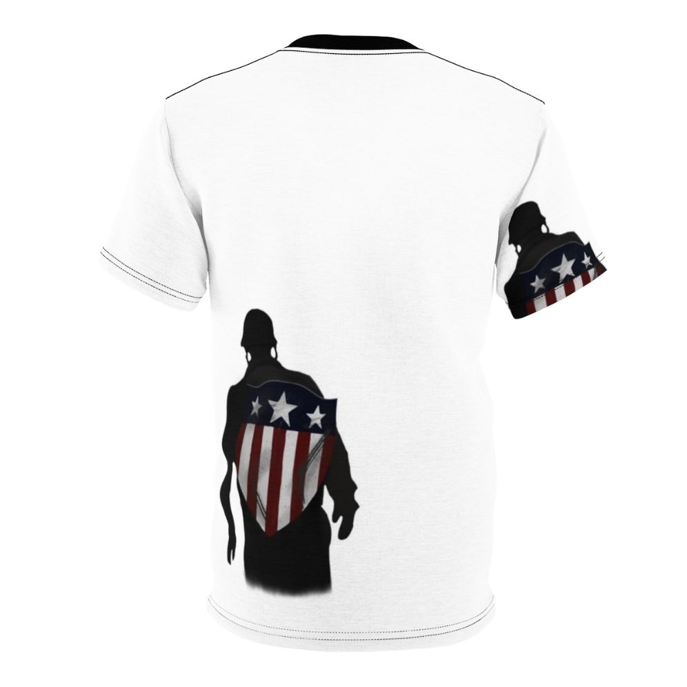 Patriotic Superhero Fan T-Shirt with "I Can Do This All Day" Design - Back