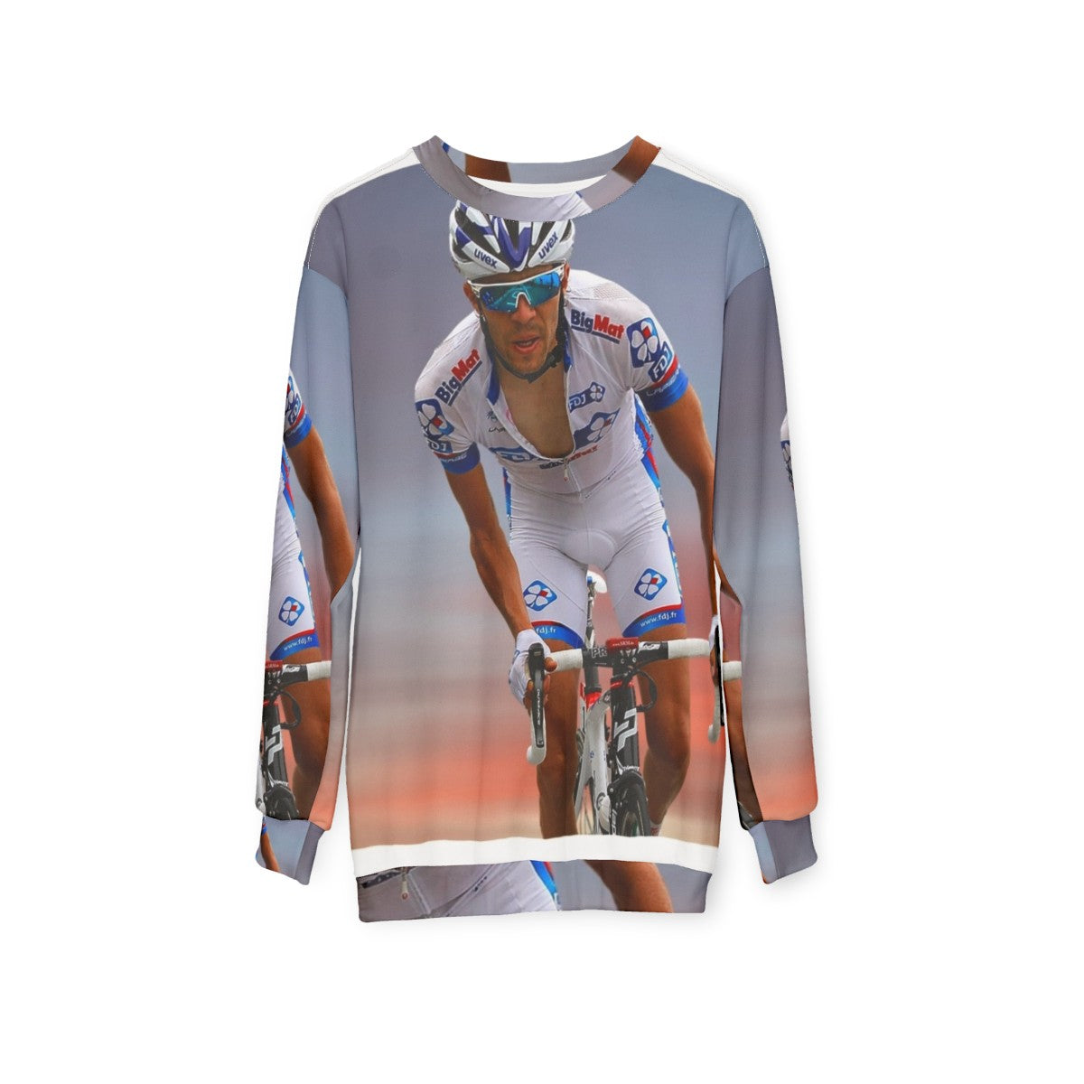 Thibaut Pinot Cycling Sweatshirt - hanging