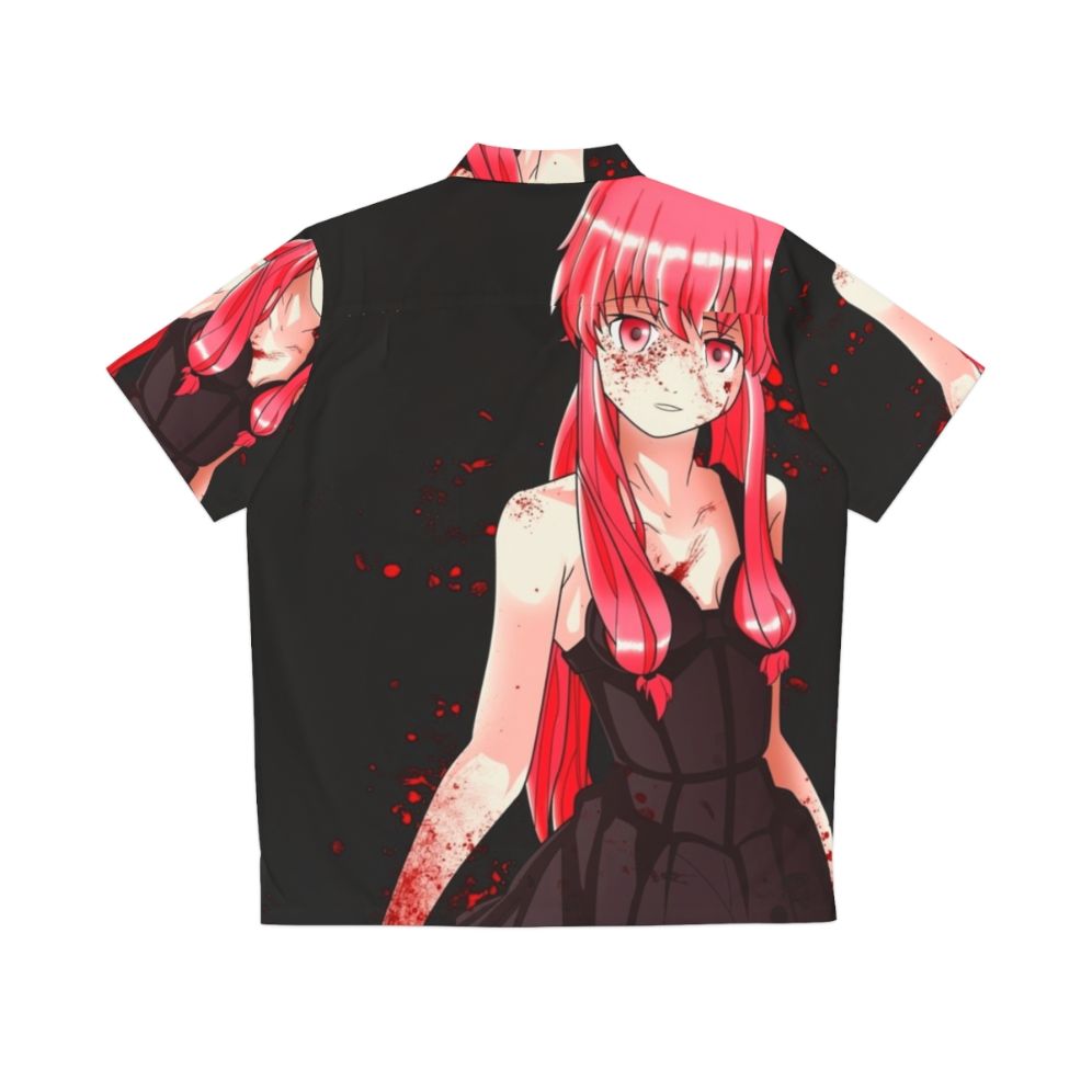 Mirai Nikki Yuno Gasai Anime Hawaiian Shirt - Back