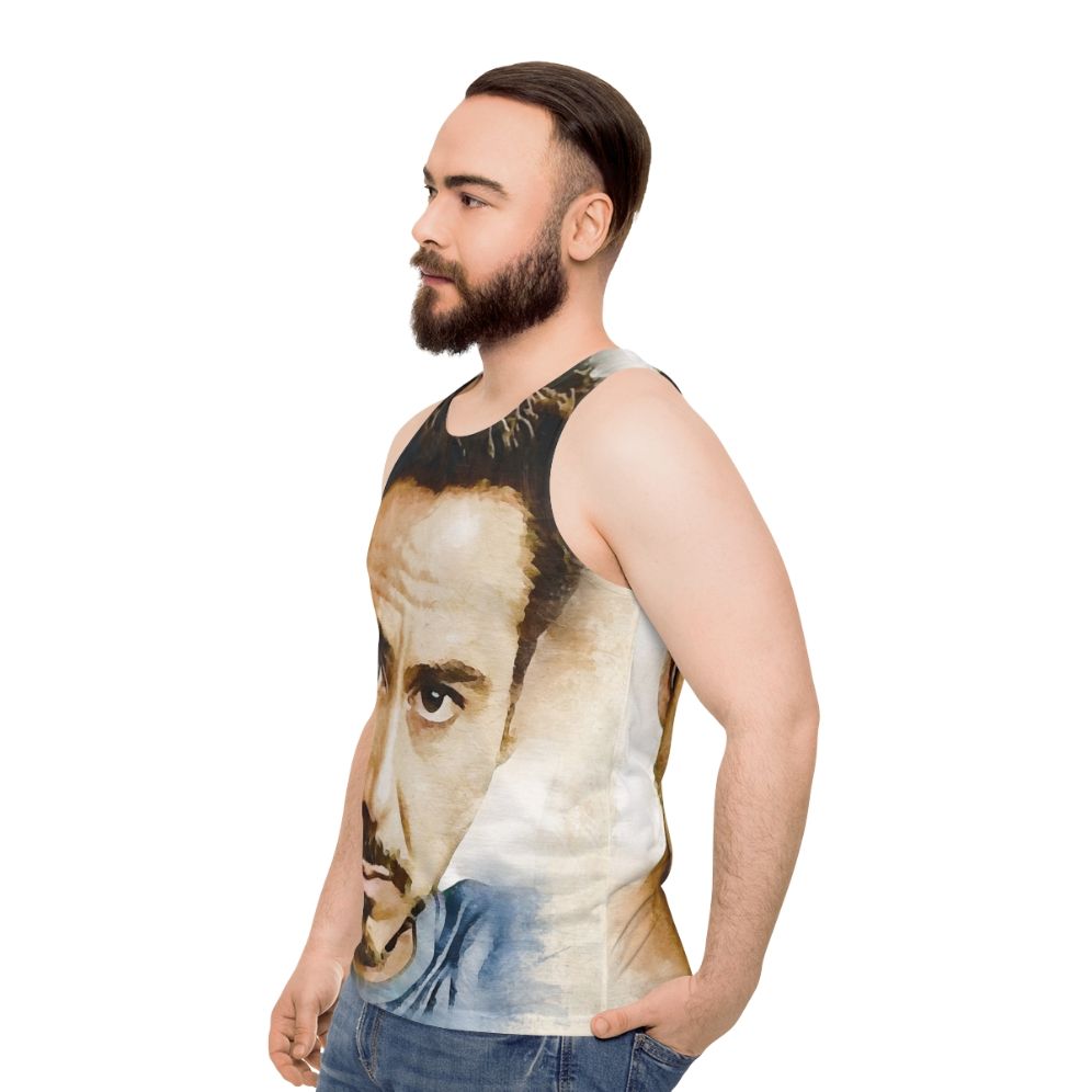 Robert Downey Jr Tribute Unisex Tank Top - men side