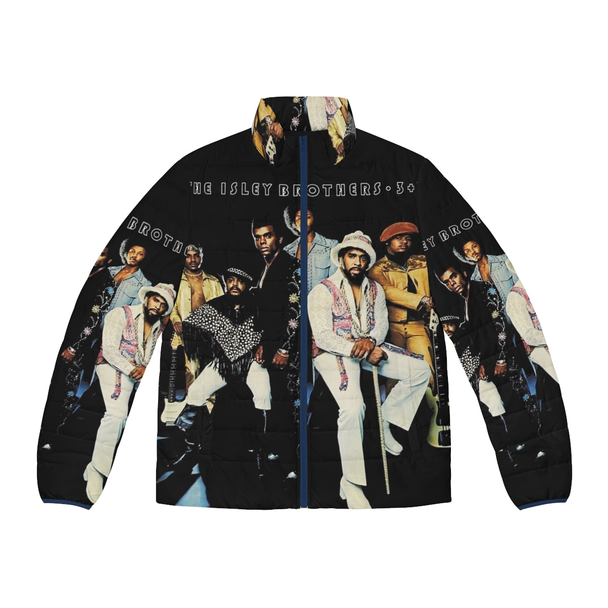 Ungu The Isley Brothers American R&B Puffer Jacket from 2019 Tour