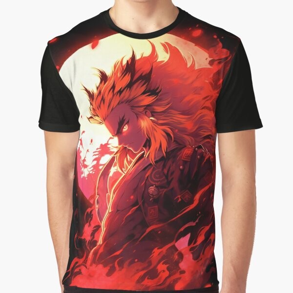 Flame Slayer Demon Slayer Anime Graphic T-Shirt