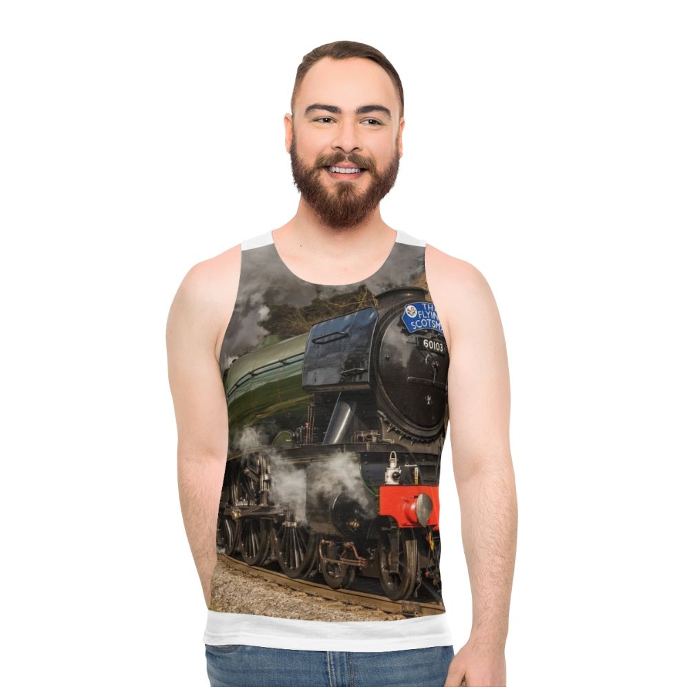 Flying Scotsman Unisex Tank Top - men