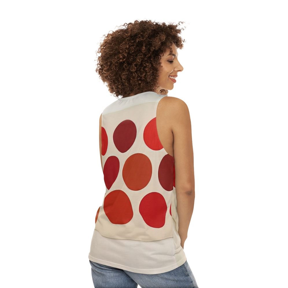 Thomas Downing Geometric Abstract Art Unisex Tank Top - women back