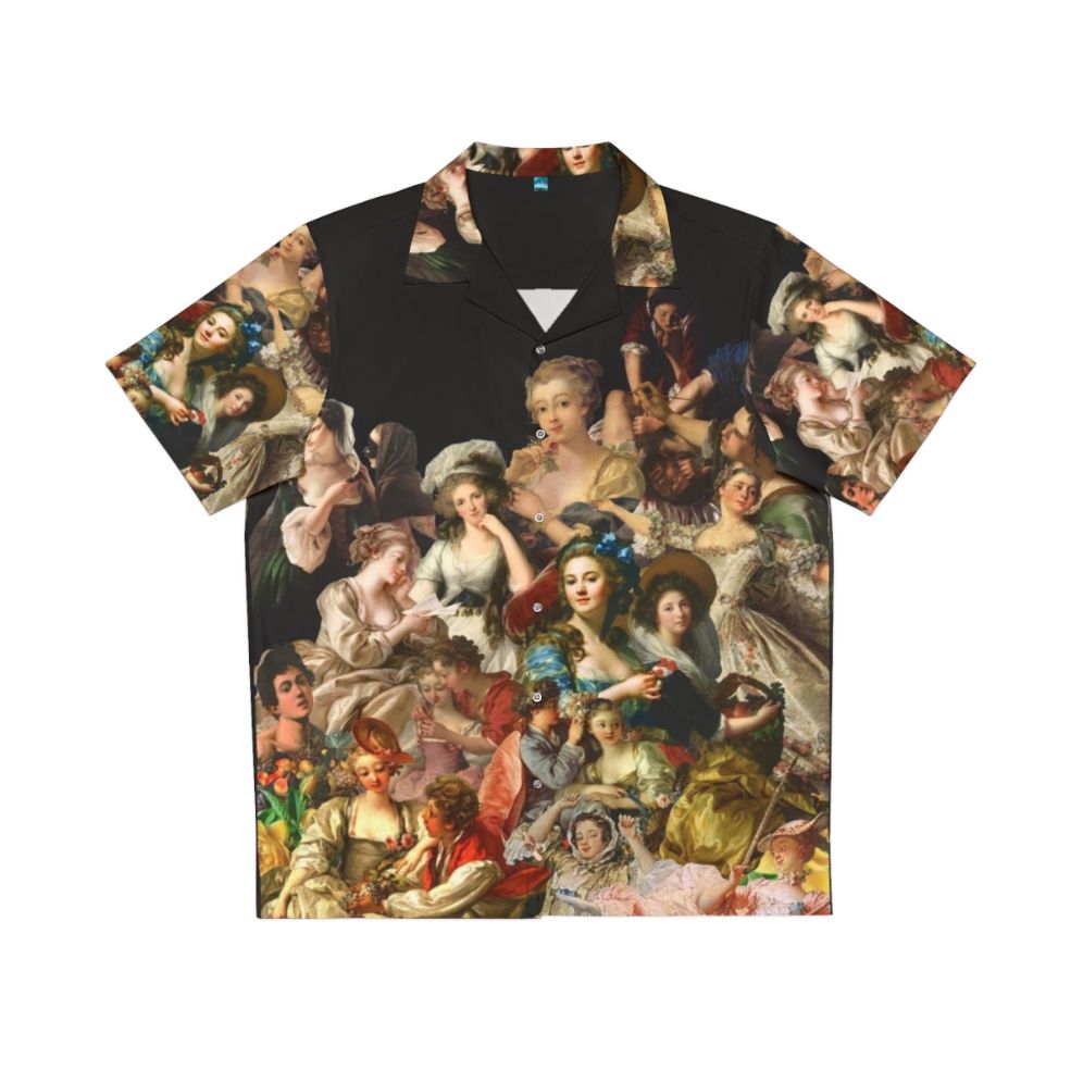 Artistic Hawaiian Shirt with Baroque, Renaissance, and Rococo Inspired Designs