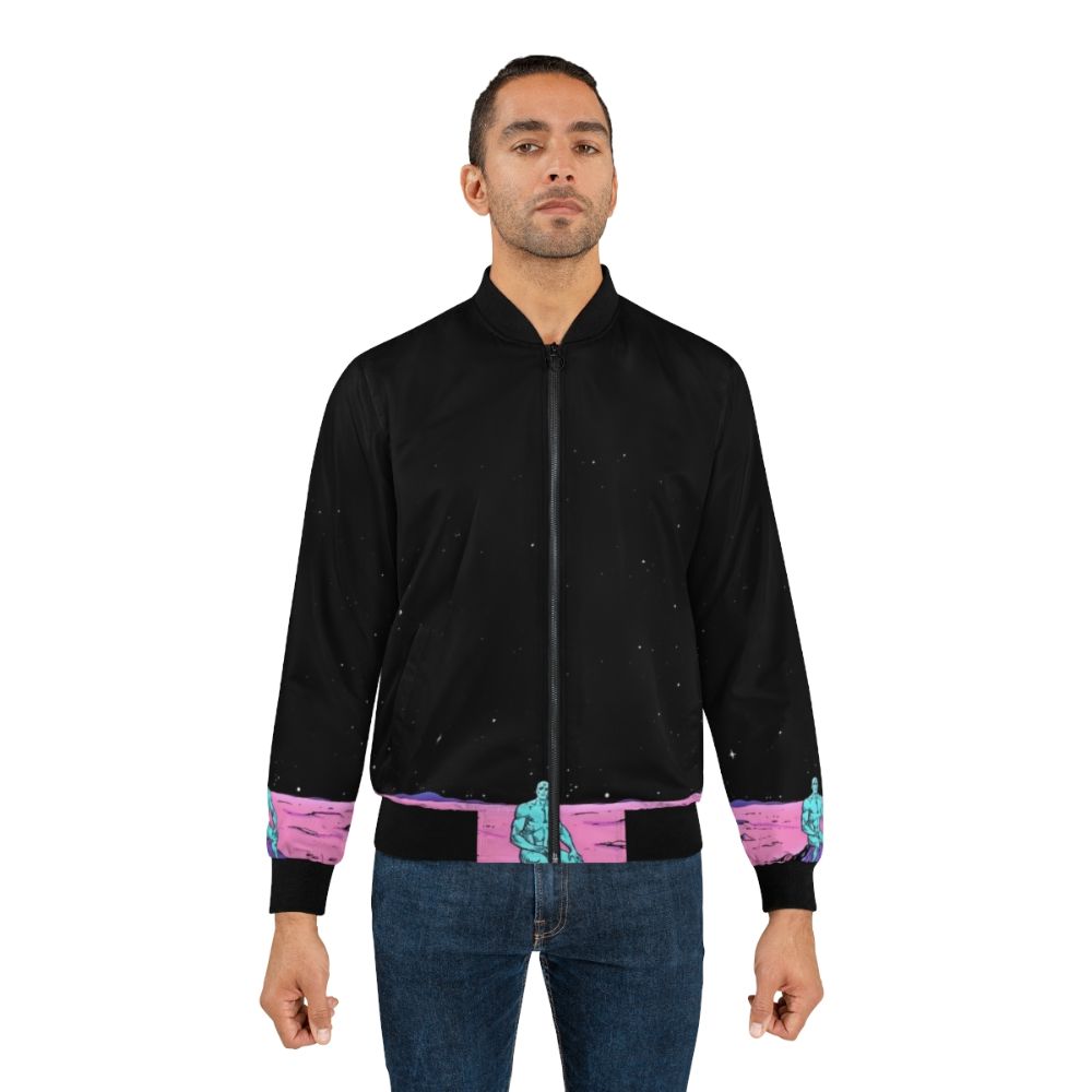 Watchmen Dr. Manhattan Bomber Jacket featuring the character from the comic book - Lifestyle