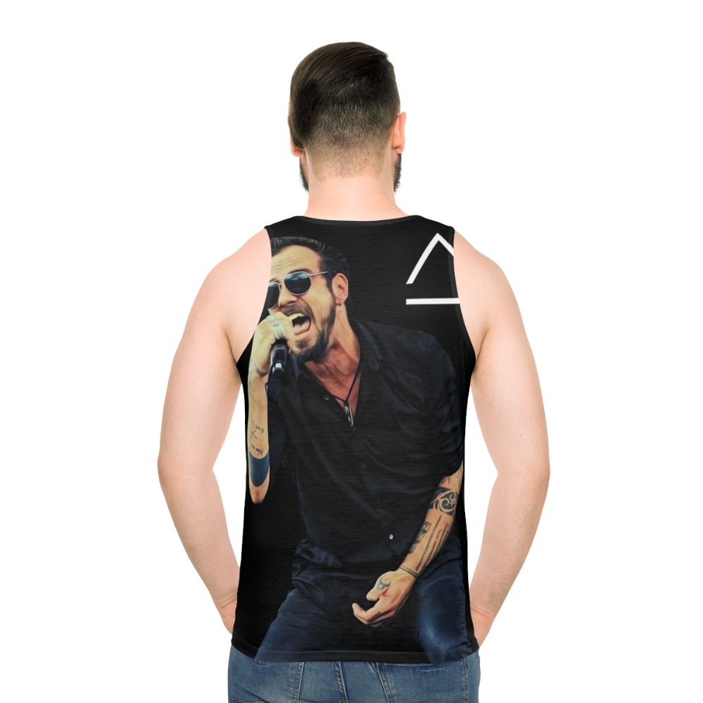 Adam Gontier Saint Asonia Unisex Rock Band Tank Top - men back