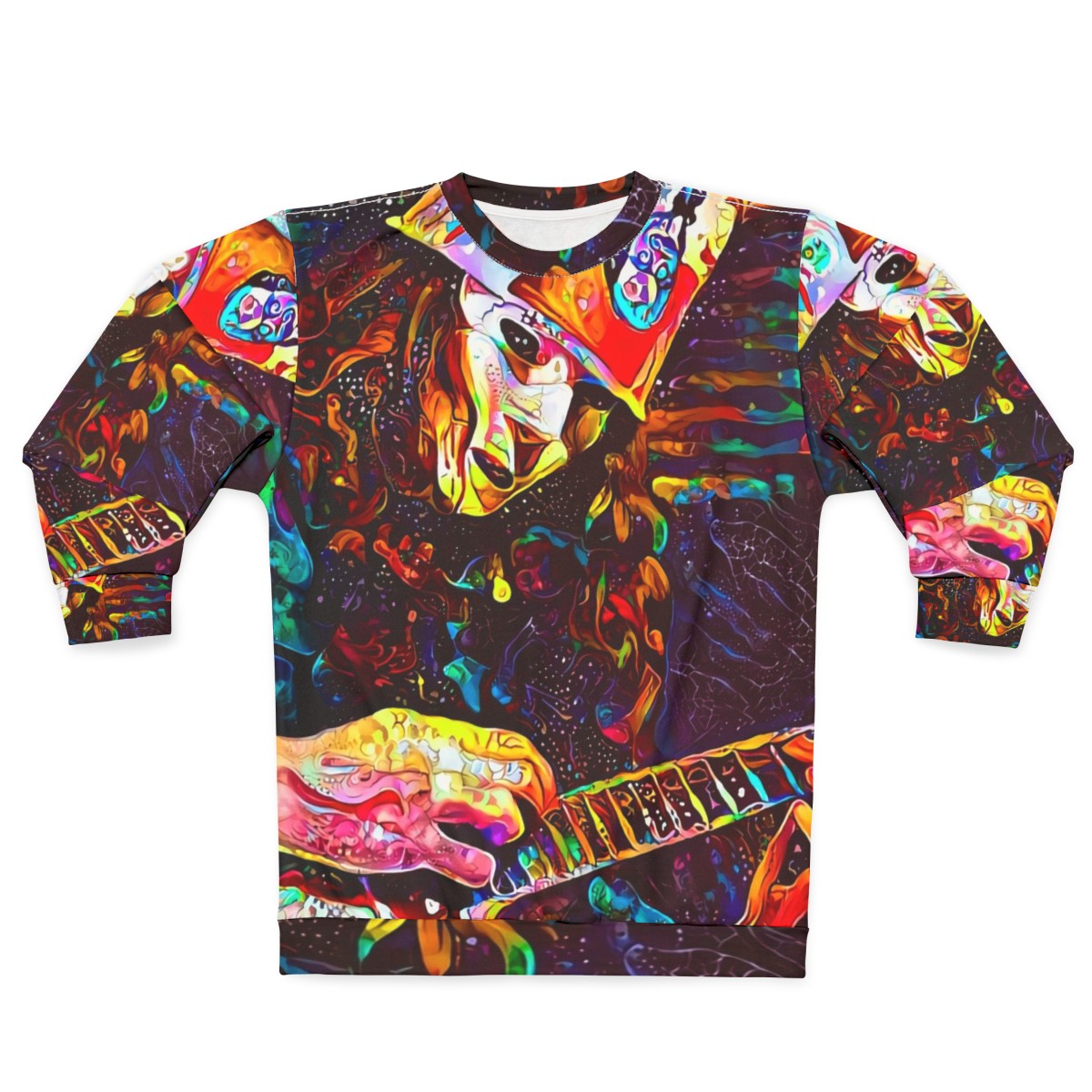 Buckethead Udnie Wave Colorful Sweatshirt