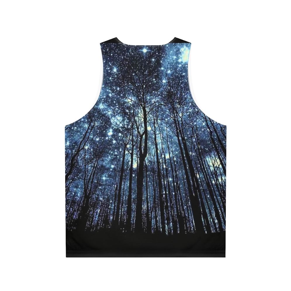 Galaxy and stars unisex tank top - Back