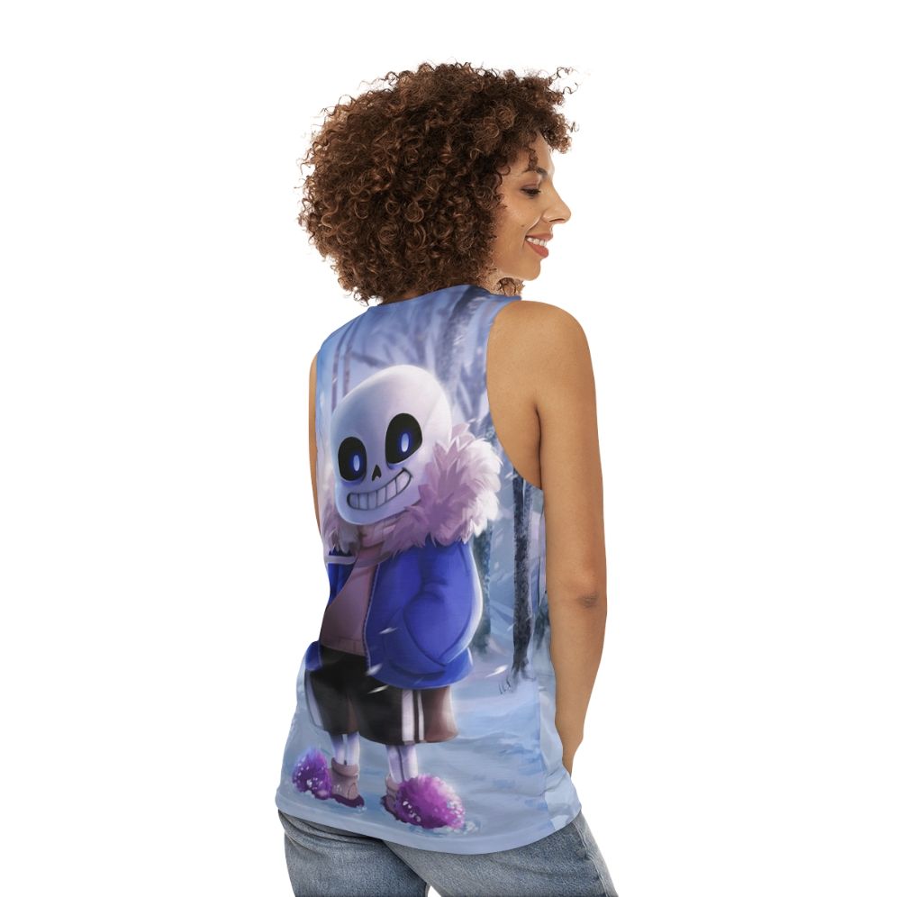 Undertale Sans Unisex Tank Top - women back