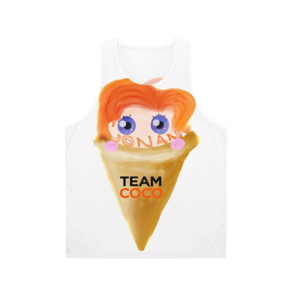 Conan Obrien Ice Cream Unisex Tank Top